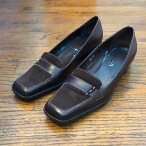 Sesto Meucci Brown Leather Loafers